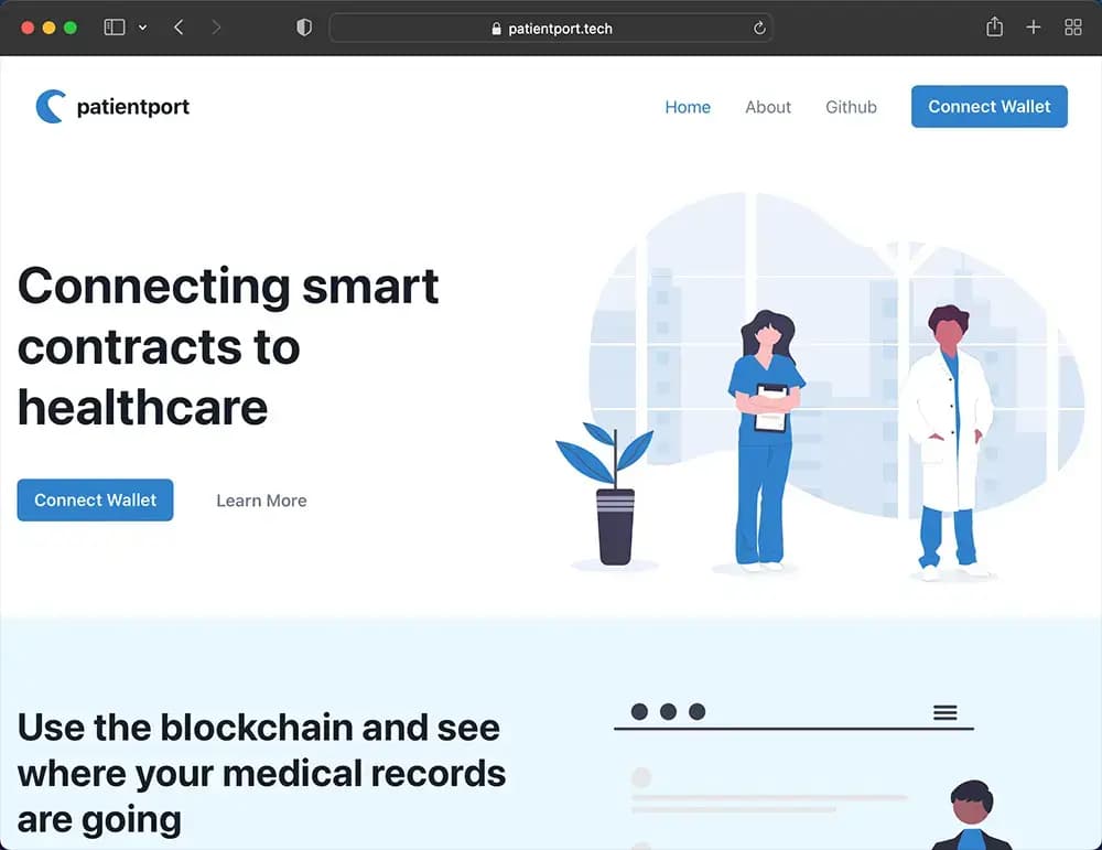 PatientPort screenshot